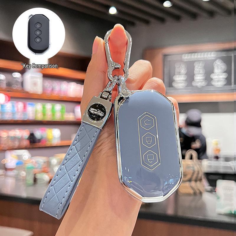 Herren Auto Schlüsselhülle für Wuling E5 Starlight, 730 Star Chaser und Star Cloud Jiachen Kaijie Modelle