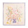 100% Mulberry Silk  Women's Double-sided Printed Small Scarf Silk Plain Crepe Satin Square Scarf High Sense