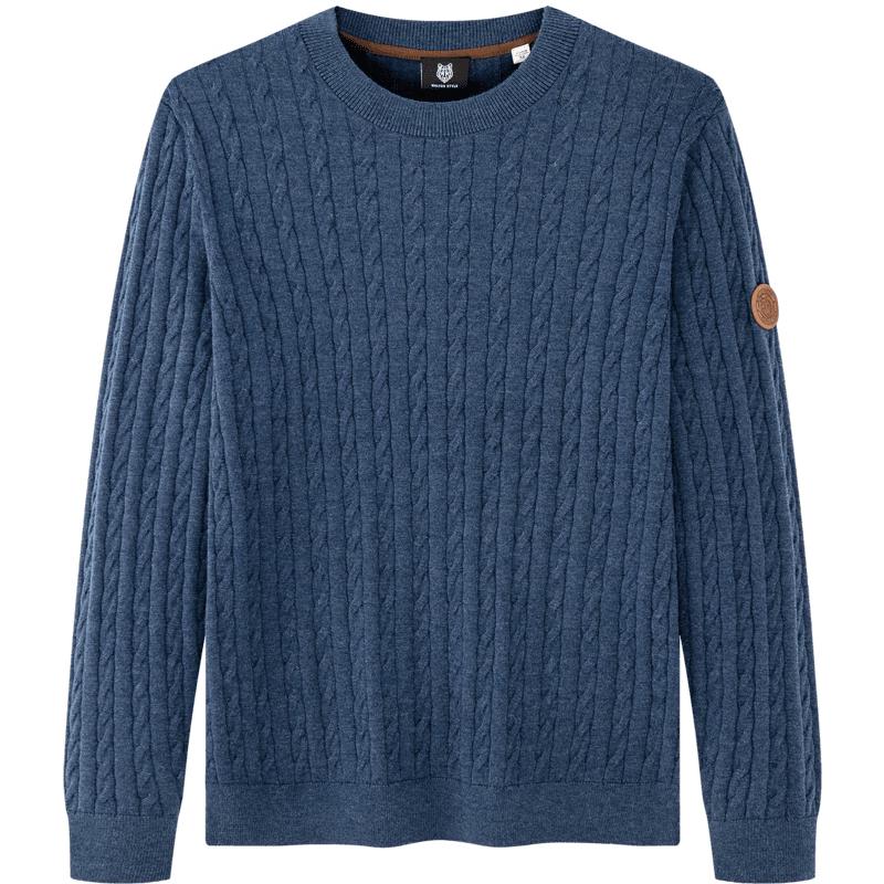 

Septwolves Men s Lambswool & Camel Down Crew Neck Sweater XL