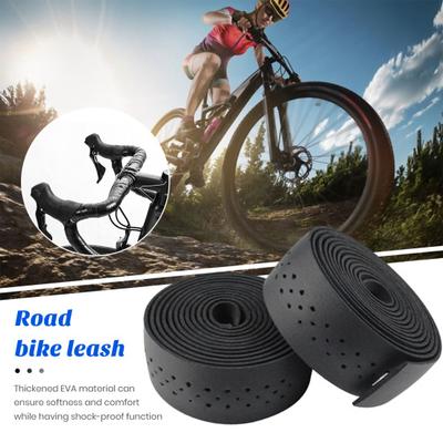 Taśma na kierownicę roweru Faux Leather samoprzylepna antypoślizgowa, odporna na wstrząsy pochłaniająca pot owijka na rączkę rowerową paski