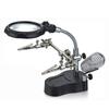 Desktop Welding Auxiliary Clip Magnifier LED Magnifying Glass Soldering Iron Stand