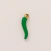18K Gold Electroplated Stainless Steel Chili Pendant for Women