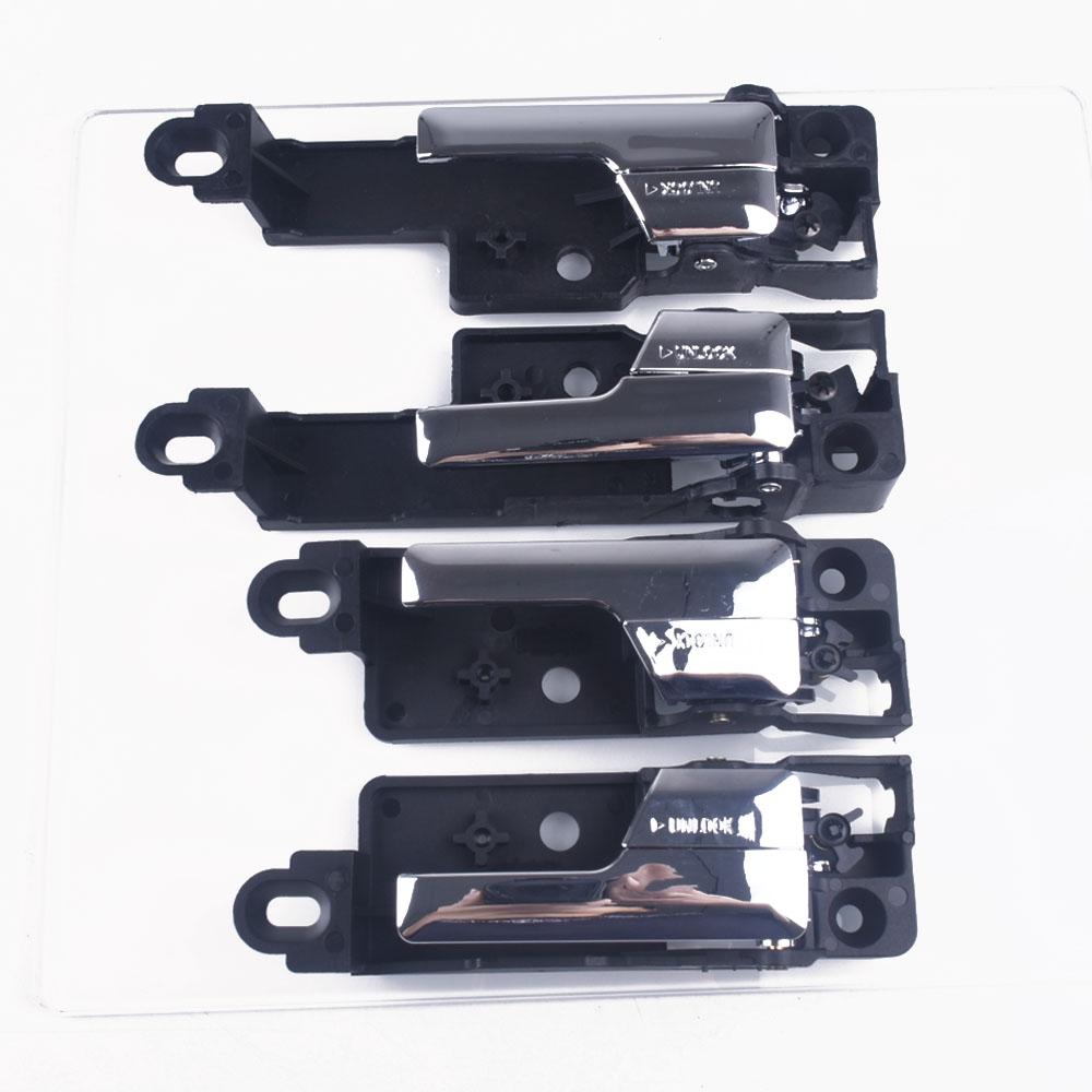 Inside Interior Door Handle Chrome front rear left right for Ford Fusion 2006 2007 2008 2009 2010 2011 for Lincoln