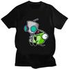 Invader Zim Graphic Tshirt Kawaii Zim Image Cute Print Cartoon T Shirt Men Women Retro Shir Fashion Tee Creativity Short-sleev