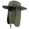 Spring and summer sunscreen cap, purple line, breathable big edge, sunshade protective bucket hat, mountaineering, cycling, fishing hat