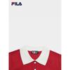 FILA Women's Colorblock Short Sleeve Knit Polo Shirt