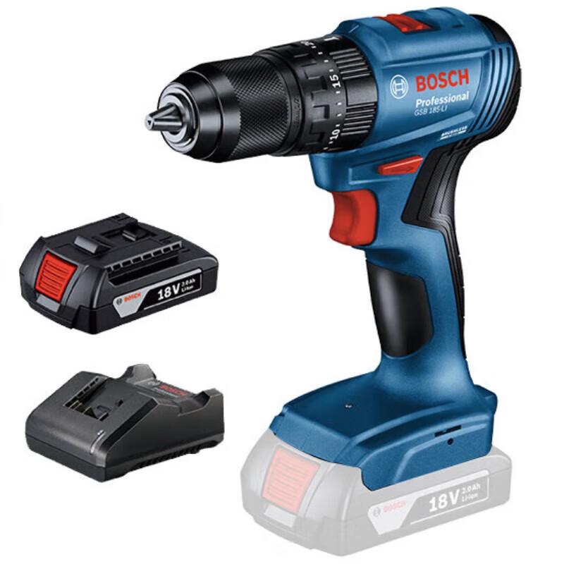 BOSCH GSB185-LI 18V Cordless Impact Drill CN plug (adapter included)