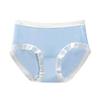 Women S Mid Waist Breathable Antibacterial Triangle Underwear Summer Thin Ice Silk Cotton Crotch Underwear