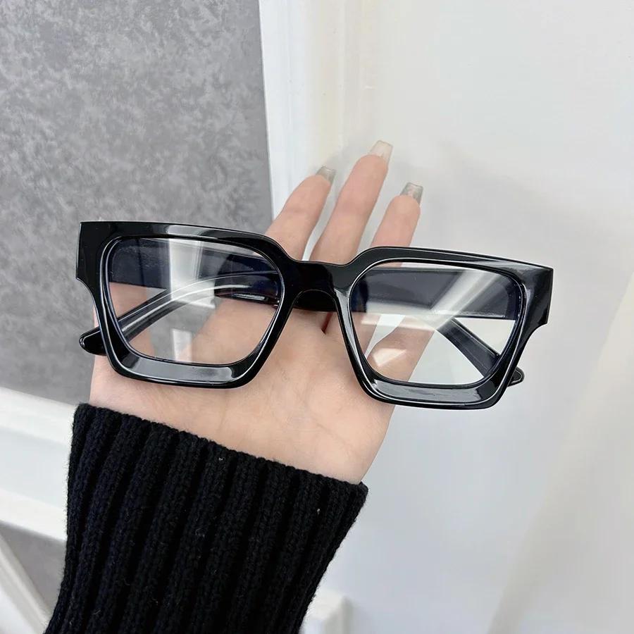 Casual Square Eyeglasses Frame Clear Lens Classic Unisex Glasses Men Women Mirror Outdoor Gafas