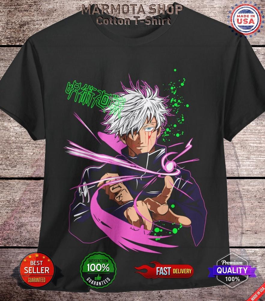 

Gojo Satoru Jujutsu Kaisen T-Shirt Sukuna Anime Japanese Tee Shirt Manga JJK XL