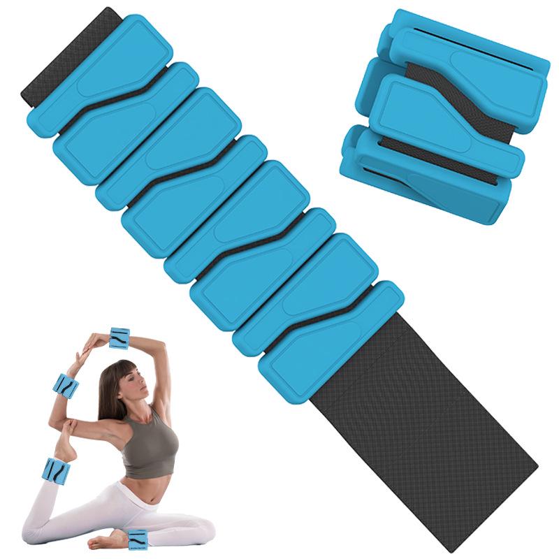 Weighted Silicone Fitness Wristband & Ankle Strap Set for Running and Training