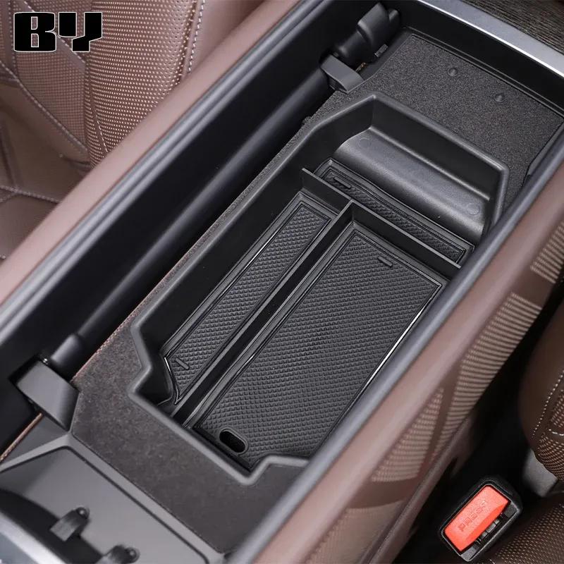 For BMW 7 Series G70 2023 Car Central Control Armrest Box Storage Box Organizer Tray Car Interior Accessories