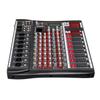8 Channel Audio Mixer DJ Sound Mixing Console with USB MP3 Jack bluetooth Professional Karaoke Amplifier 48V Phantom Power