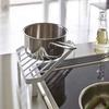 Single Layer Corner Shelf Triangular Stand Cooktop Shelf For Seasoning Jar Pot