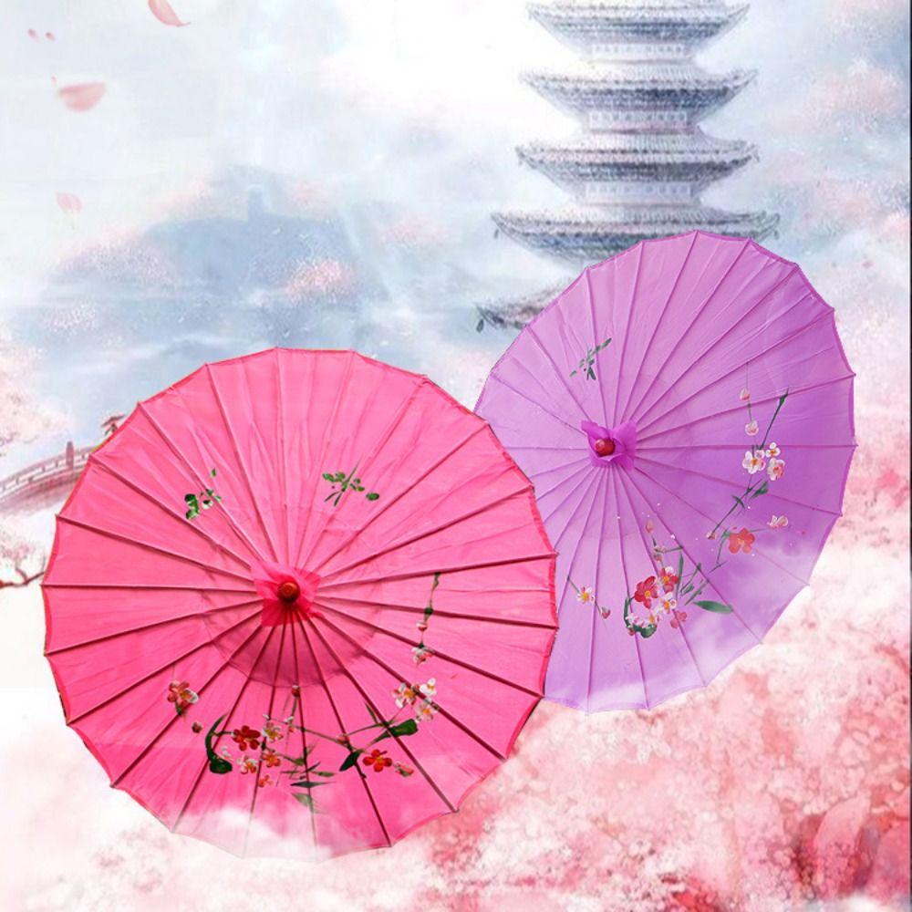Classical DIY Painting Paper Umbrella Traditional Oil Paper Umbrella Kindergarten