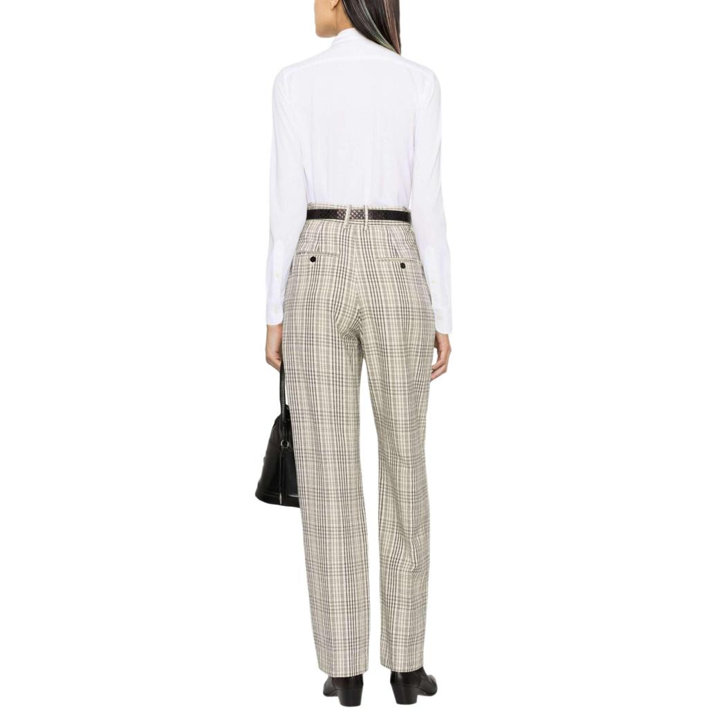 Polo Ralph Lauren Solid Button-Down Long Sleeve Shirt Women Shirts White 211664427-003