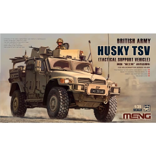 Meng Model 1/35 British Armored Vehicle Husky TSV Plastic Model MVS009