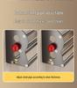 Magnetic Wall-Mounted Telescopic Shoe Organizer - Punch-Free, Double-Layer Storage Rack for Entryway