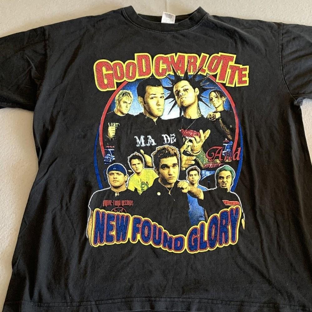 Retro Good Charlotte Reprint Unisex Black S-235XL Shirt 20D1627 Unisex T-Shirt XXXXL