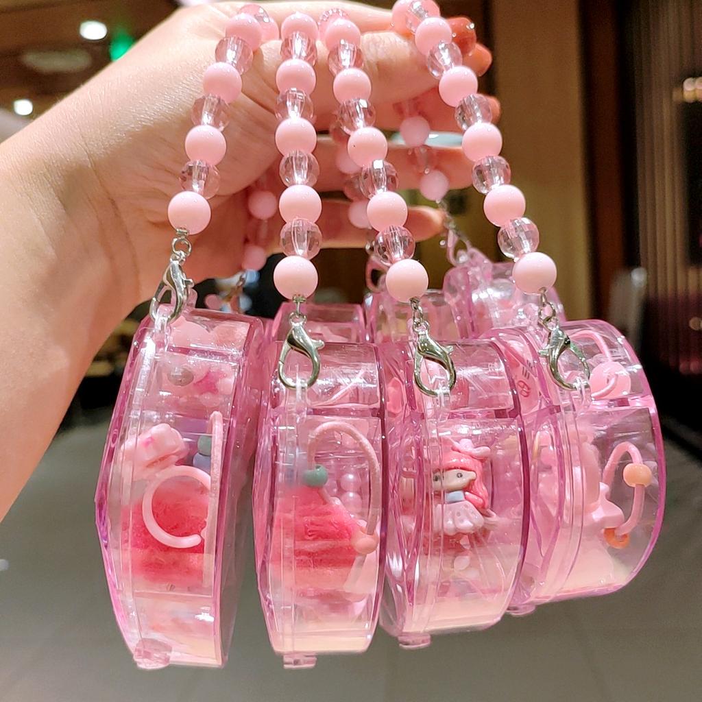 Children's Jewelry, Baby Cartoon Cute Fruit Pendant Bracelet Set, Birthday Gift Box