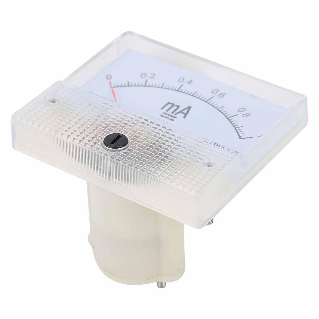 85C1 DC 0 1MA Pointer DC Ammeter Current Measuring Meter Pointer DC Ammeter