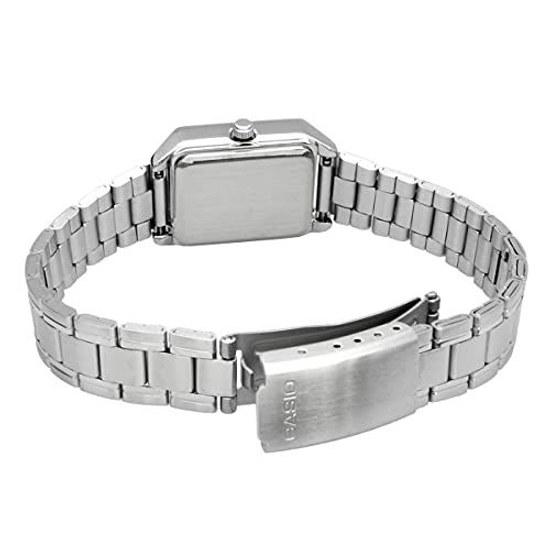 CASIO Standard Cheap Chip wristwatch watch ladies quartz brass stainless metal silver LTP-V007D-7B