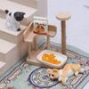 Miniature Wooden Dollhouse Cat Climbing Frame - BJD Doll Furniture Props