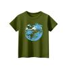 Kleinkind Mädchen Jungen T-Shirts Kinder Top Jungen und Mädchen Bedrucktes Kurzarm T-Shirt