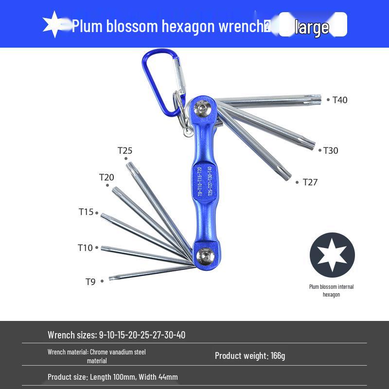Folding Hex, Metric, and Torx Wrench & Screwdriver Set