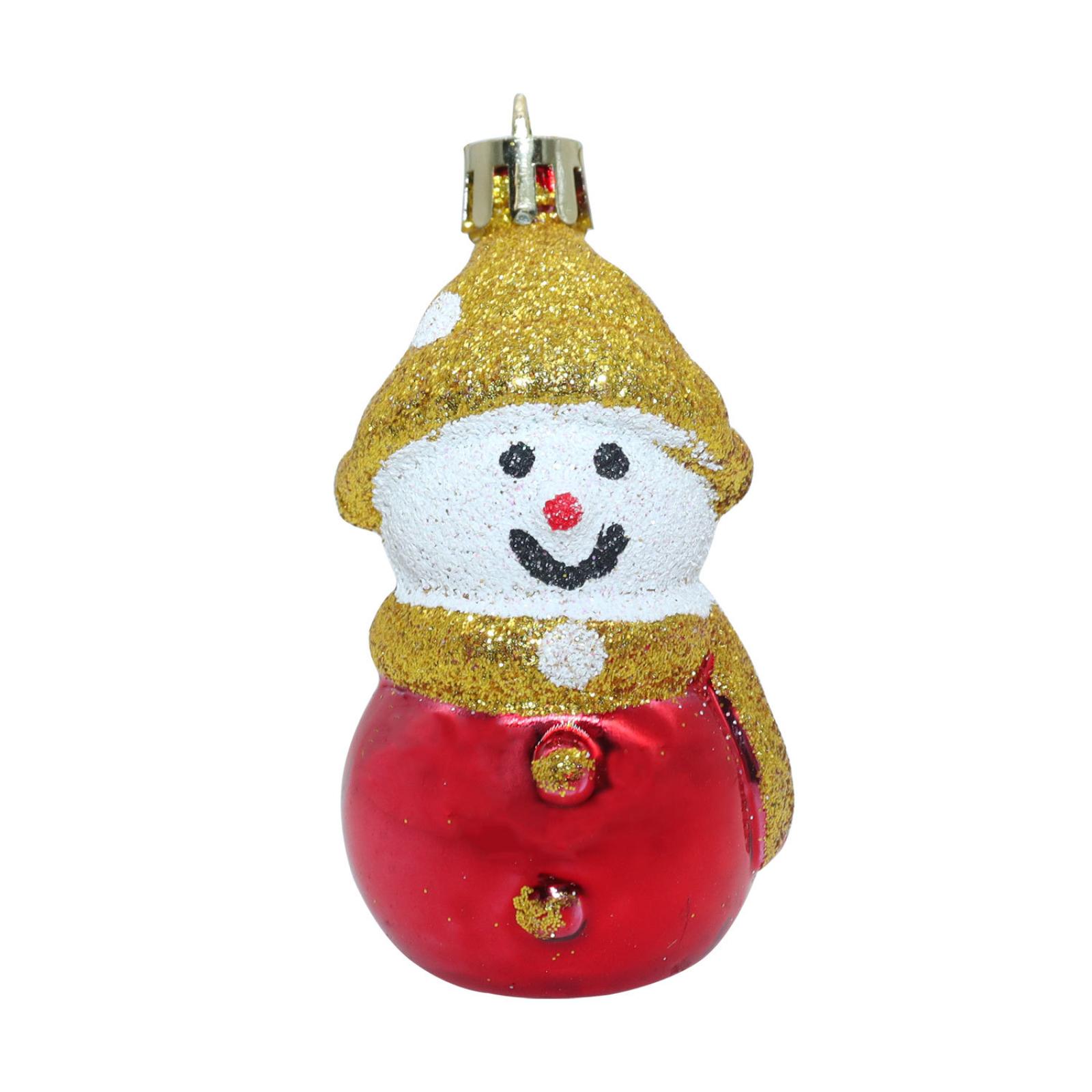 

Christmas Snowman Tree Decor Set - Festive Ornaments For Holiday Home And Party Decoration One Size