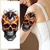 3pcs Temporary Tattoo Realistic Temporary Tattoos Skull With Flowers Skull With Butterfly Skull With Worm For Adults Women