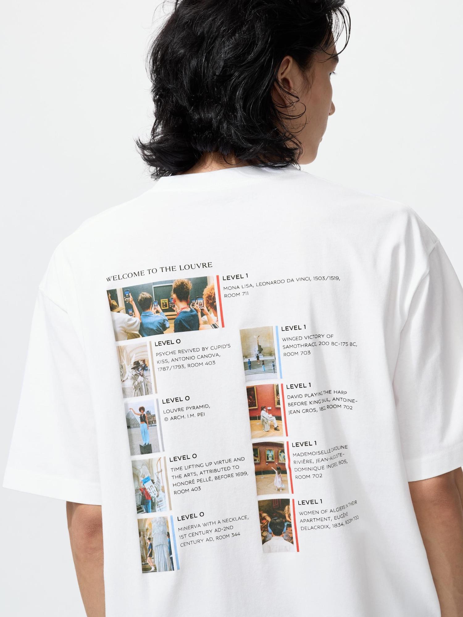Uniqlo Japan Louvre Museum Ut Relaxed Fit 00 WHITE4XL 3490₽