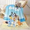 1pc Bluey Bingo Adventure blanket Soft and Warm for Sofa Office Camping Travel Livingroom Great Gift for Friends and Family Comfortable