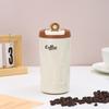 New LED Display Warm Double Drink Coffee Cup Creative Stainless Steel Thermos Cup Rope Portable Fashion Accompanying Cup