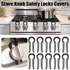 1-11PCS Stove Knob Covers for Kids Gas Stove Knob Locks Baby Safety Oven Knob Covers for Child Pet Safety Childproofing Tools