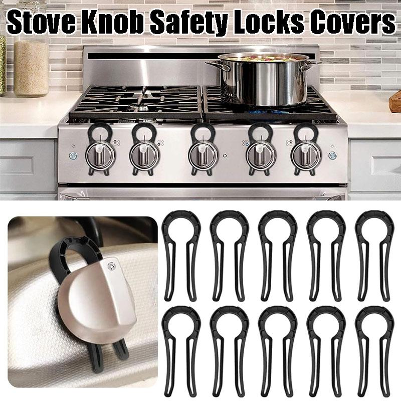 1-11PCS Stove Knob Covers for Kids Gas Stove Knob Locks Baby Safety Oven Knob Covers for Child Pet Safety Childproofing Tools
