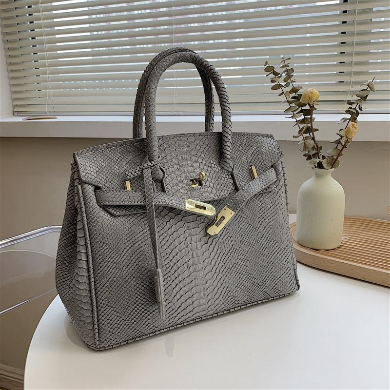 

Новая платиновая сумка с рисунком змеи, портативная, на плечо, через плечо, женская сумка