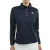 Munsingwear MG4FLS82L Long Sleeve Polo Shirt with Heat Heat and UVCUT Navy NV00 Women's Navi, Storage, Technology, Blue,