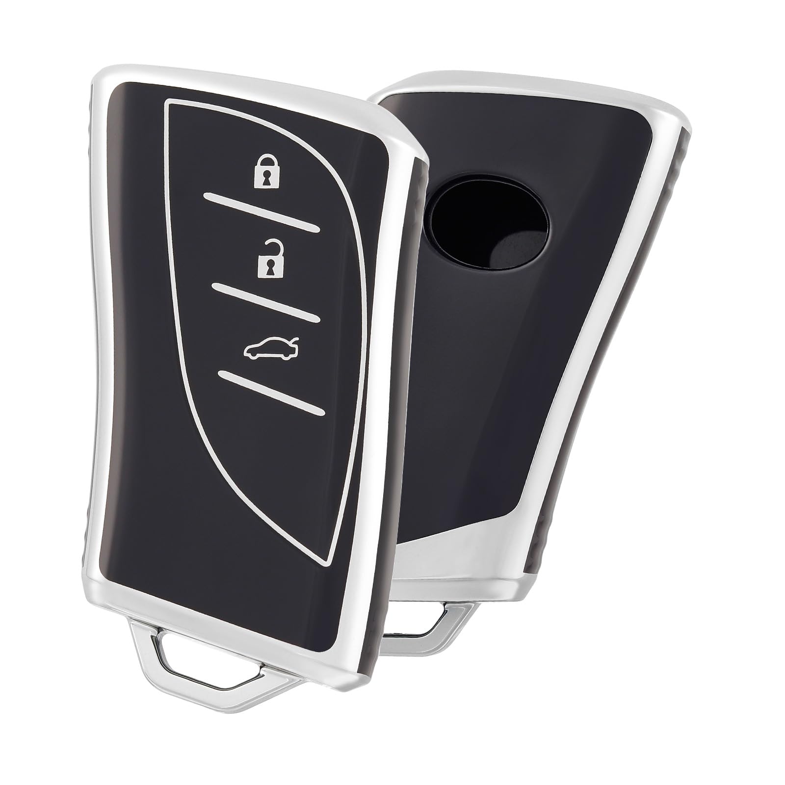 

[ПОЕХАЛИ] Чехол для ключа ТПУ Чехол для ключа автомобиля Чехол для ключа Совместимый Lexus NX250 чёрный