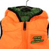 Diesel Logo de um ponto Sem mangas Colete acolchoado 24M Laranja Moletom Infantil Usado