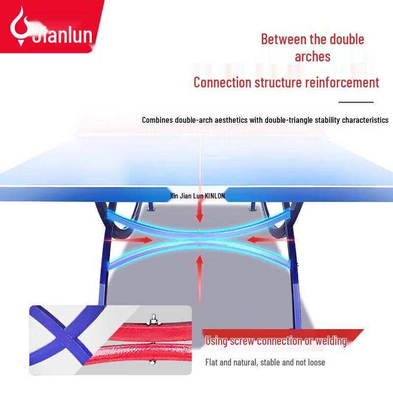 JEEANLEAN Outdoor Ping Pong Table