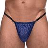 DIAMOND MESH Blue Thong - Male Power - Transparent Mesh