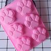 Silicone Chocolate Mold Cat Dog Paw Chocolate Baking Diy Tools Non-Stick Silicone Cake Mold Jelly And Candy Mold Cake 3D Mold