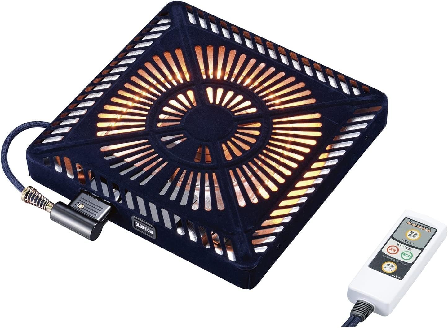 

Metro Electric Industry Kotatsu Replacement Carbon Quick Heating Energy 5 Hour Off Hand Temperature Control Type Heater, Heater, U-shaped Heater, чорний