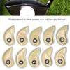 10Pcs   Iron Head Covers Sleeve Number  ive PU Waterproof  ing Accessory