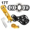 MUQZI Fahrradkassetten-Umrüstsatz 12t-22t Single Speed Kassettenritzel und Kettenspanner für MTB Rennrad