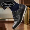 Men Shoes Fashion Comfortable 2026 Brand Leather Shoes Men