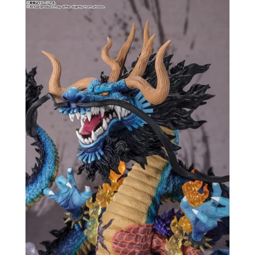 TAMASHII NATIONS Figuarts ZERO Super Fierce Battle ONE PIECE Kaido of the Beasts - Double Dragons - Approx. 300mm PVC & ABS Pre-painted Complete Figur