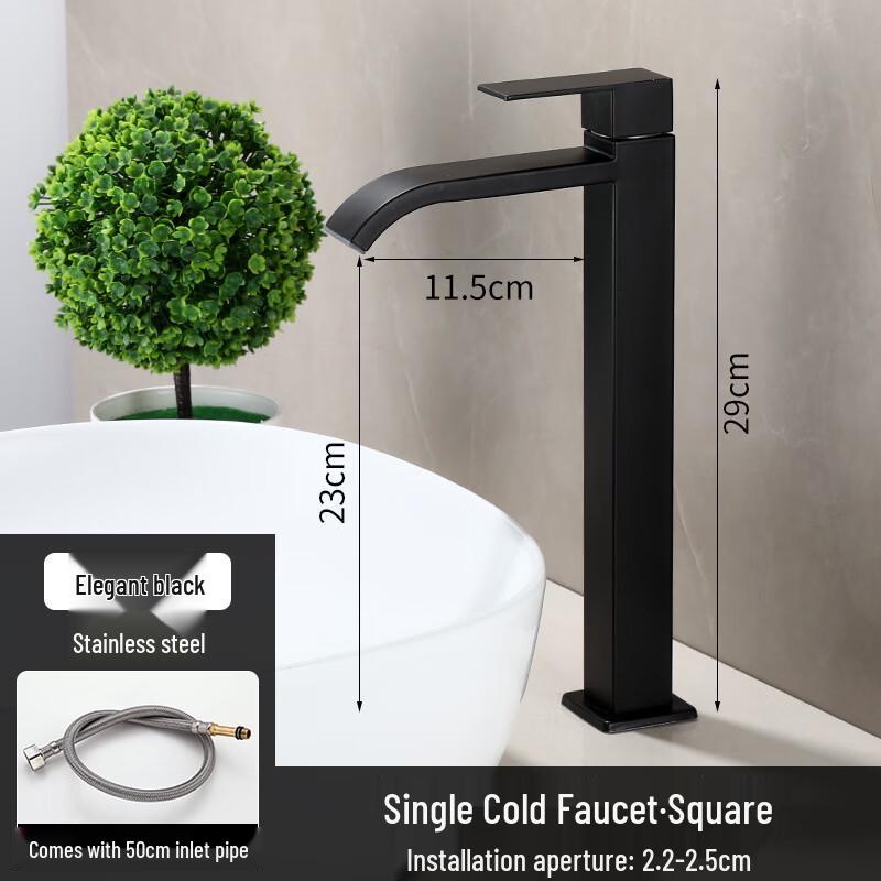 Collezione Rubinetto Monocomando Freddo in Acciaio Inossidabile 304 LINGJULI