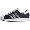 Tênis Superstar 2 Listras Lenticulares Pretas Unissex Core-Black Prata Fosco Branco Nuvem JQ3209